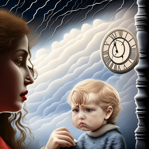 Séance de régression en hypnothérapie à Mulhouse-Riedisheim pour lever un blocage émotionnel. Une femme sous hypnose se reconnecte son enfant intérieur pour le rassurer, le consoler et le réconforter.